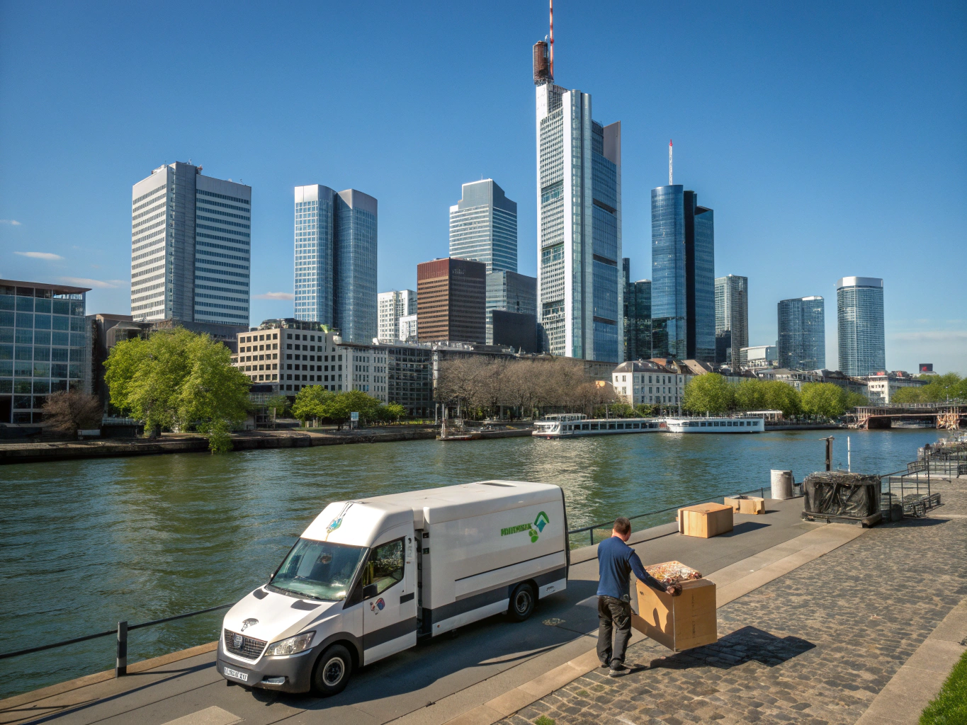 Frankfurt, Germany skyline
